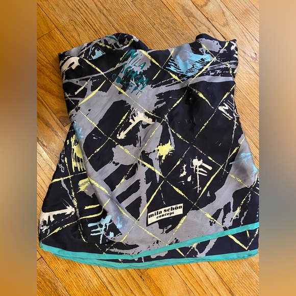 Mila Schon Concepts Large Silk Scarf - Picture 2 of 6